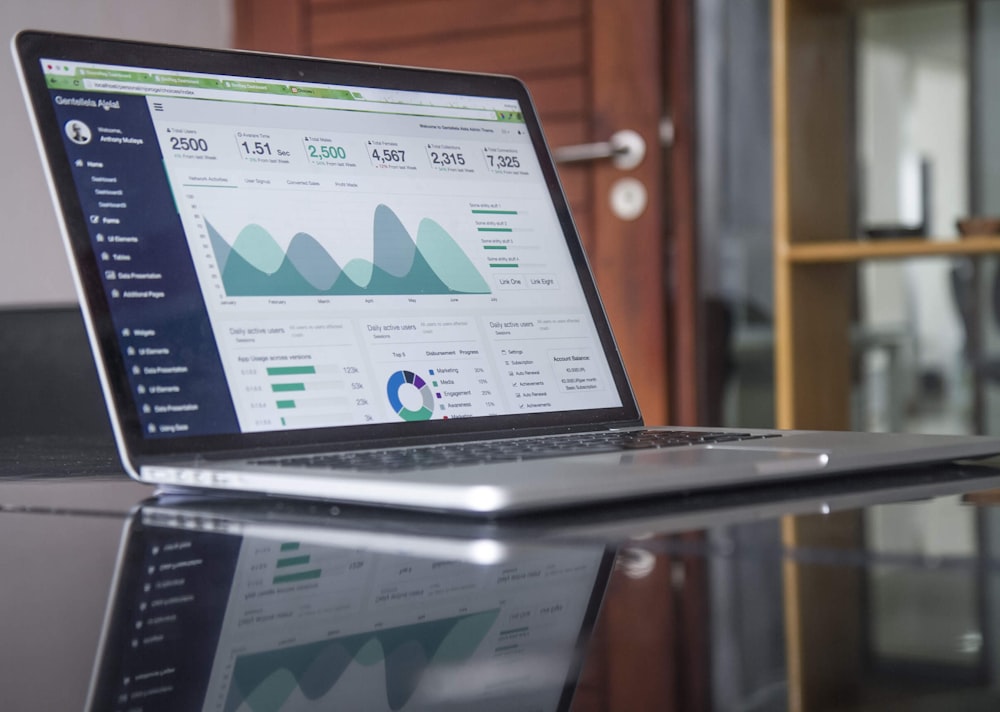 An analytics dashboard showing organic traffic and ranking growth